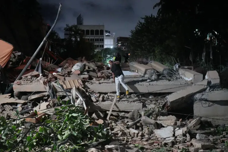 Debris in caracas