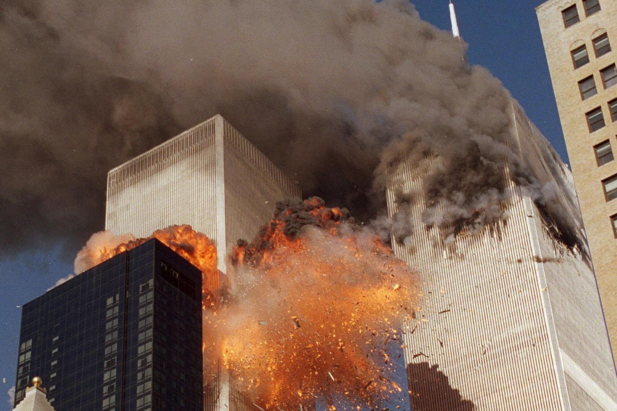 Kyle Busch, two-time NASCAR Cup champion, dies at 41 4 Smoke billows from world trade center’s north tower as the south tower explodes after it was struck by united airlines flight 175.