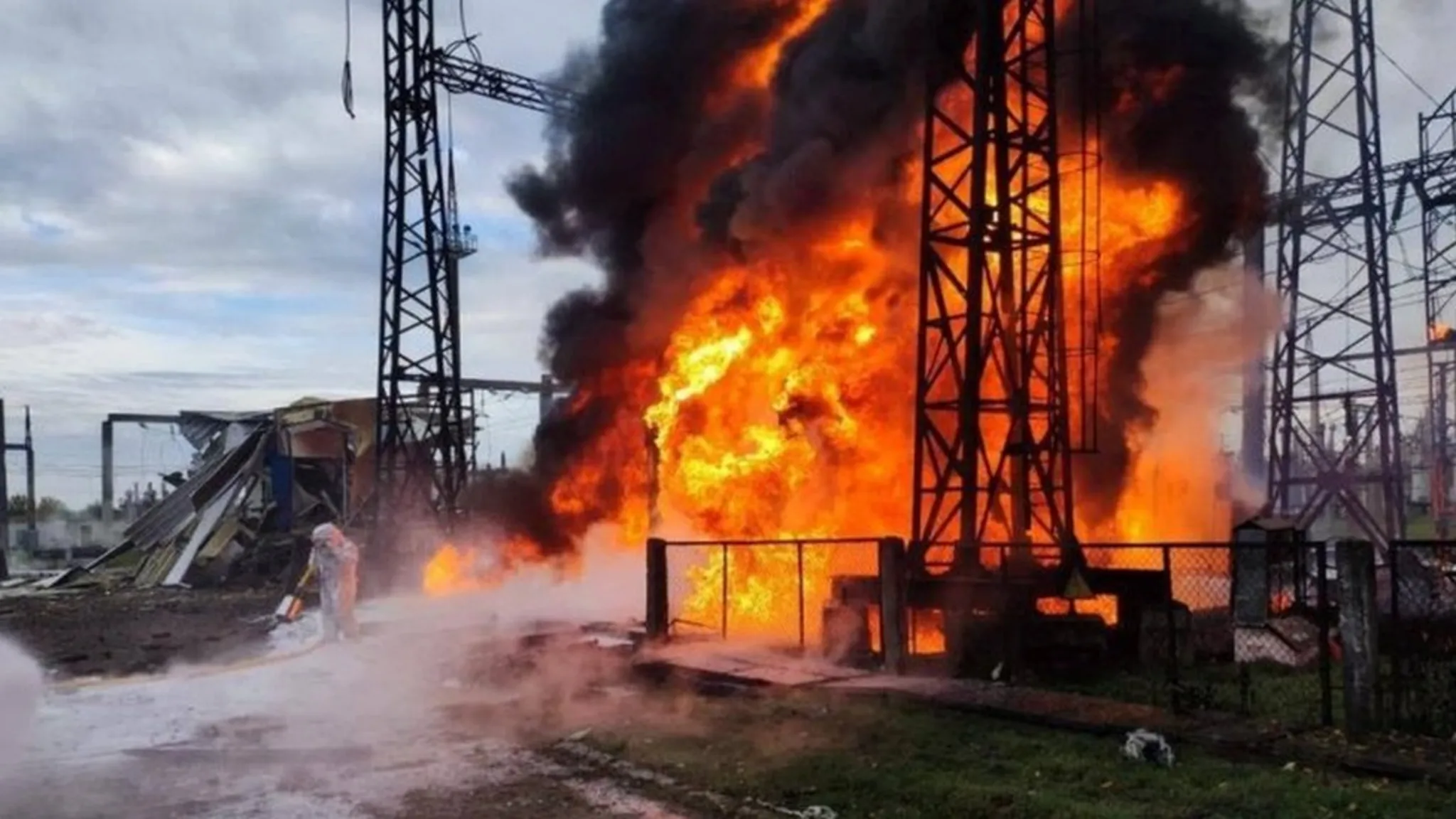 Russian strikes have crippled power plants across ukraine in recent days.